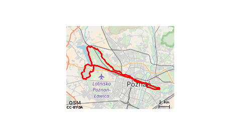 Przeźmierowo->Kiekrz->Strzeszyn->Rusałka->Malta->i z Powrotem