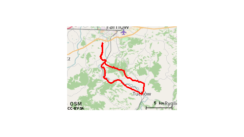 Koszyce Wielkie - Łowczówek - Tuchów 