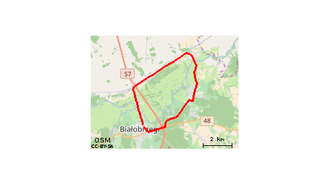 Białobrzegi--Biejków-Brzeżce-Białobrzegi