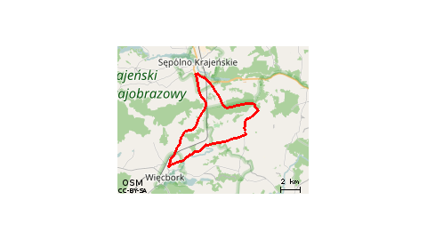 Wielowicz-Sępólno-Więcbork-Wielowicz