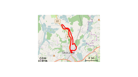 Dom-Kiczyce most-Skoczów kładka-D.Bór-do