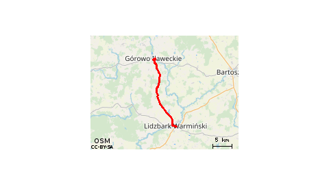 Górowo Iławeckie - Lidzbark Warmiński