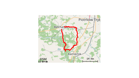 Bełchatów - Góra Kamiensk - Bełchatów