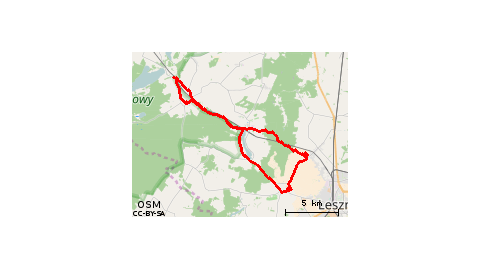 Boszkowo-Letnisko - Włoszakowice - Gołanice - Święciechowa - Wilkowice - Krzycko - Grotniki - Ujazdowo 