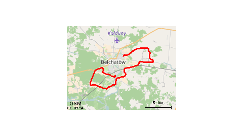 Bełchatów - Zdzieszulice Dolne - Kurnos - Bełchatów