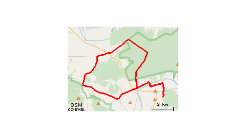 Ćmińsk, Kobylaki, Cierchy, Mniów, Wzgórza Kołomańskie