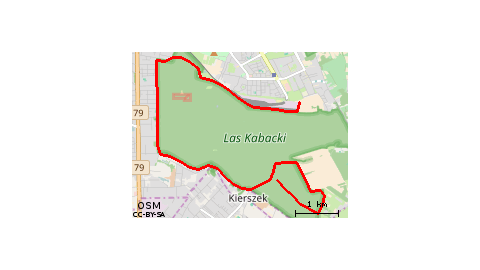 Las Kabacki - singletrack
