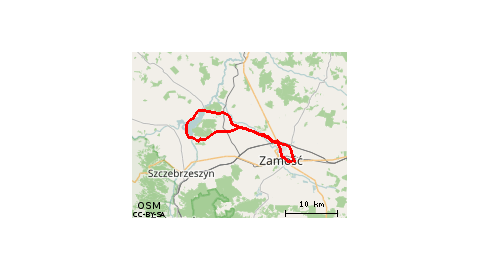 Zamość - Nielisz -  Zamość