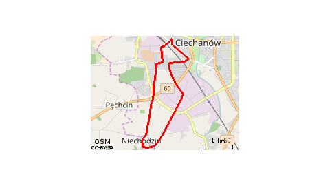  ciechanó-Niechodzin-CIechanów