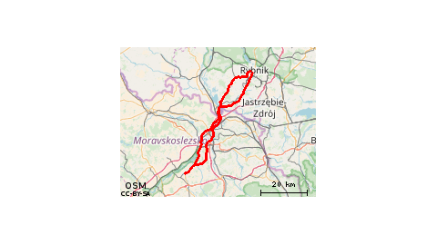 Ostrava on GPSies.com