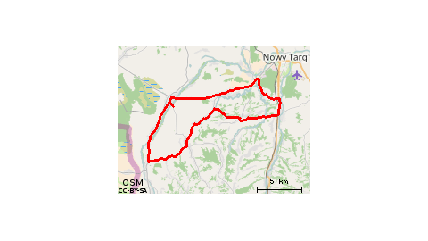 Czarmy Dunajec-Maruszyna-Podczerwone