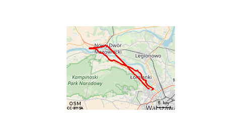    (82,72km)21.04.2018 09:55 82km Wrzeciono-Nowy Dwór Mazowiecki- ModlinZKroczyn