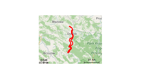 DYNÓW-SIEDLISKA-KRZEMIENNICA-NOZDRZEC