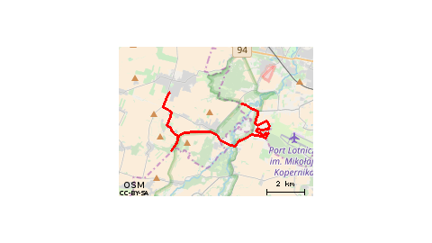 Lotnisko Polnymi drogami