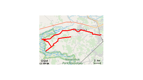 Trasa Śliwno Kruszewo Zerwany Most 18.03.2018