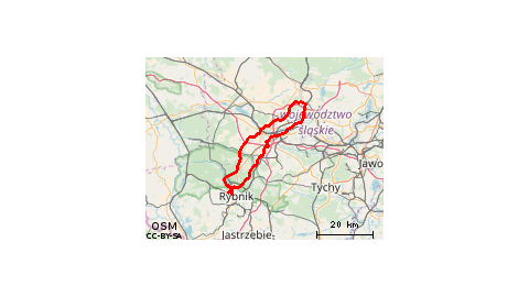 Radzionków on GPSies.com