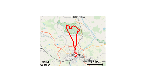 Lasy Kozłowieckie Teren