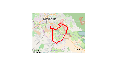 Koszalin - Kretomino - Konikowo - Koszalin