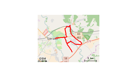 Sieradzkie Mosty - wschód