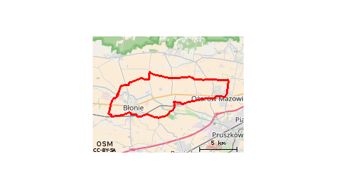 Pass-Kaputy-Ożarów Maz.-Płochocin-Pass