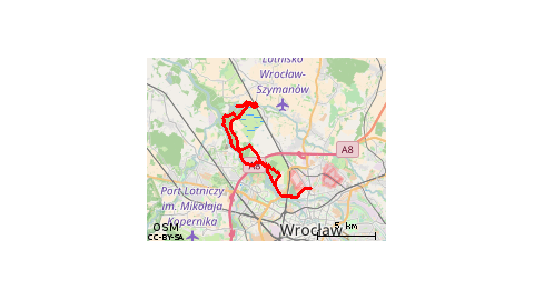 Z osiedla Różanka na Żwirownię