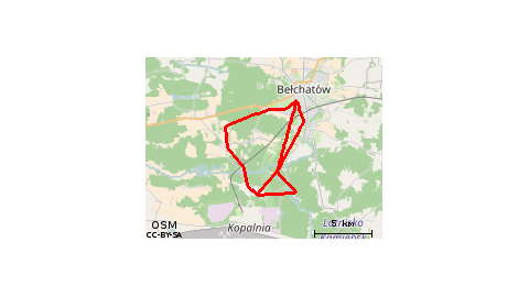 Bełchatów-Słok-Wioski-Bełchatów