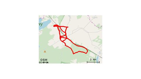 Boszkowo-Letnisko - Ujazdowo - Boszkowo-Letnisko - Włoszakowice - Grotniki - Boszkowo-Letnisko - Grotniki - Włoszakowice - Adamowo - Leśniczówka Koczury - Włoszakowice - Boszkowo-Letnisko - Ujazdowo 