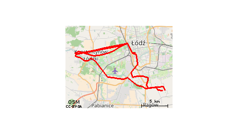 55 km trasa: BRX-Ruda-KFC-UCIN-BRX