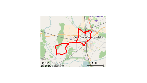 Ostrów - Baby - Radłów - Piaski - Ostrów