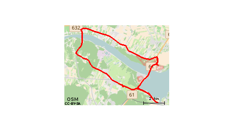 Zegrze-Dębe-Wieliszew-Zegrze