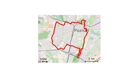 Pętla po Poznaniu Warta-Cytadela