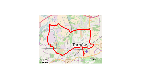 Tarnów-Biała-Moscice-Tarnów
