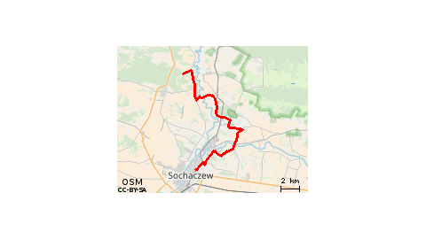 Młodzieszyn Las Brochów Żelazowa W. Orły C. Sochaczew 