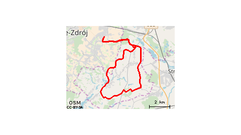 Bzie Górne - Jarzabkowice - Pielgrzymowice - Golasowice - Bzie Górne 