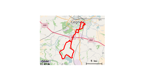 Legnica - Winnica - Słup - Legnica