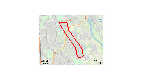 Łazienki - Wilanów - Łazienki