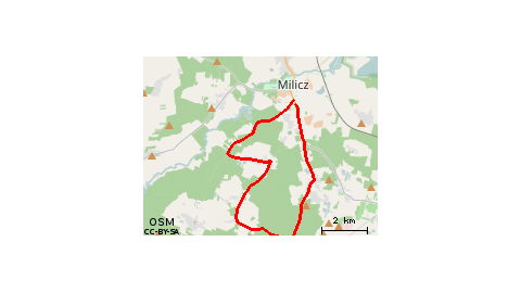 Milicz - Koruszki - Kaszowo - Postolin - Milicz