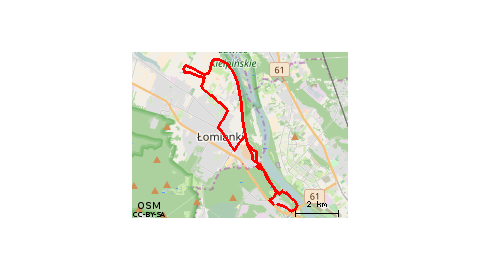 Warszawa - Łomianki Jez. Kiełpińskie