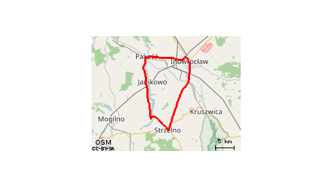 Pakość - Sztrzelno-Inoworcław-Pakość