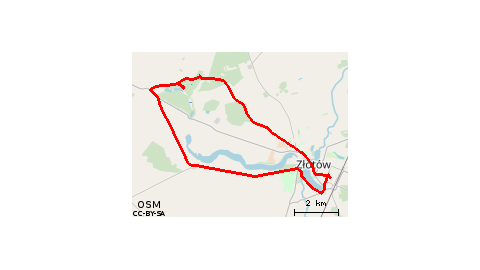 Złotów-Zalesie-Górzna-Ksiezy Las-Złotów 