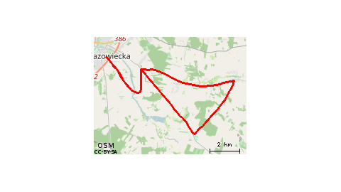 Rawa Mazowiecka - Regnów - Cielądz - Rawa Mazowiecka