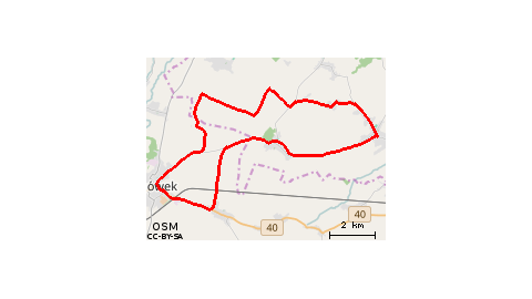Walce - Brzezina - Głogówek - Rozkochów