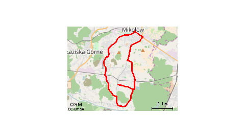 Wyry - Gostyń - Łaziska - Mikołów