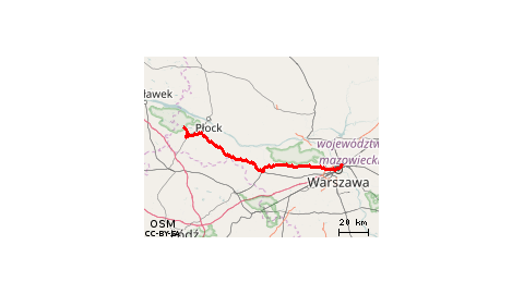 Warszawa - Miałkówek 