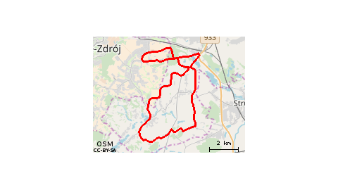 Bzie Górne - Pawłowice - Jarząbkowice - Pielgrzymowice - Gloasowice - Bzie Górne