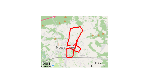 Nowy Tomyśl 2 trasa 