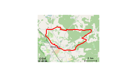 pętelka wokół Wołowa przez Garwół