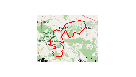 Pyzdry- Ląd-Zagórów 