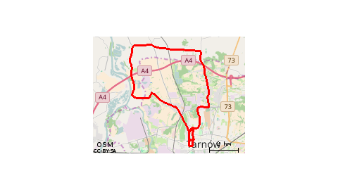 Tarnów-Biała-Pawęzów-Tarnów