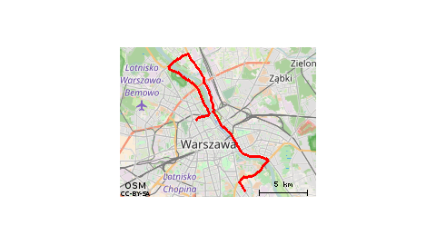 Warszawa Sadyba - Śródmieście